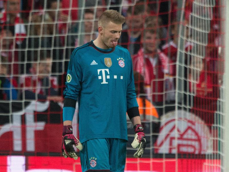 Ersatz-Torwart Lukas Raeder hat mit den Bayern das Pokalfinale erreicht. Foto: Peter Kneffel