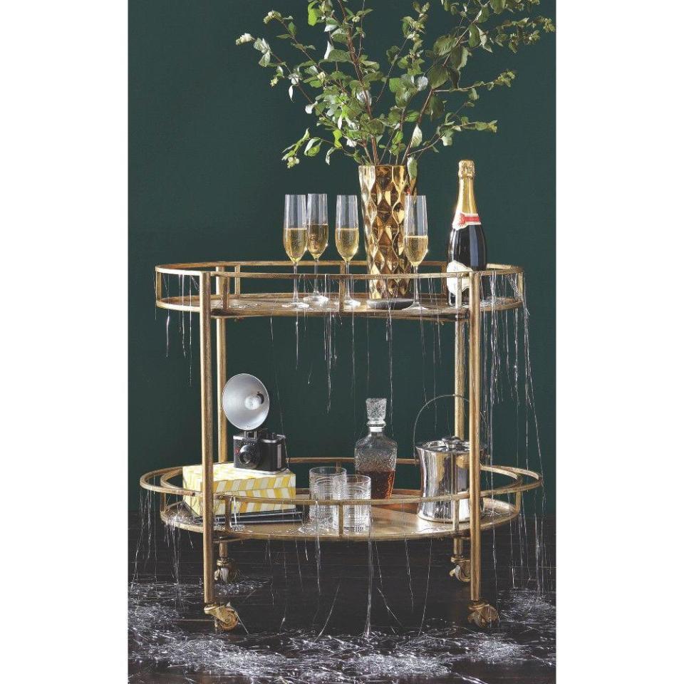 Eliza Gold Bar Cart