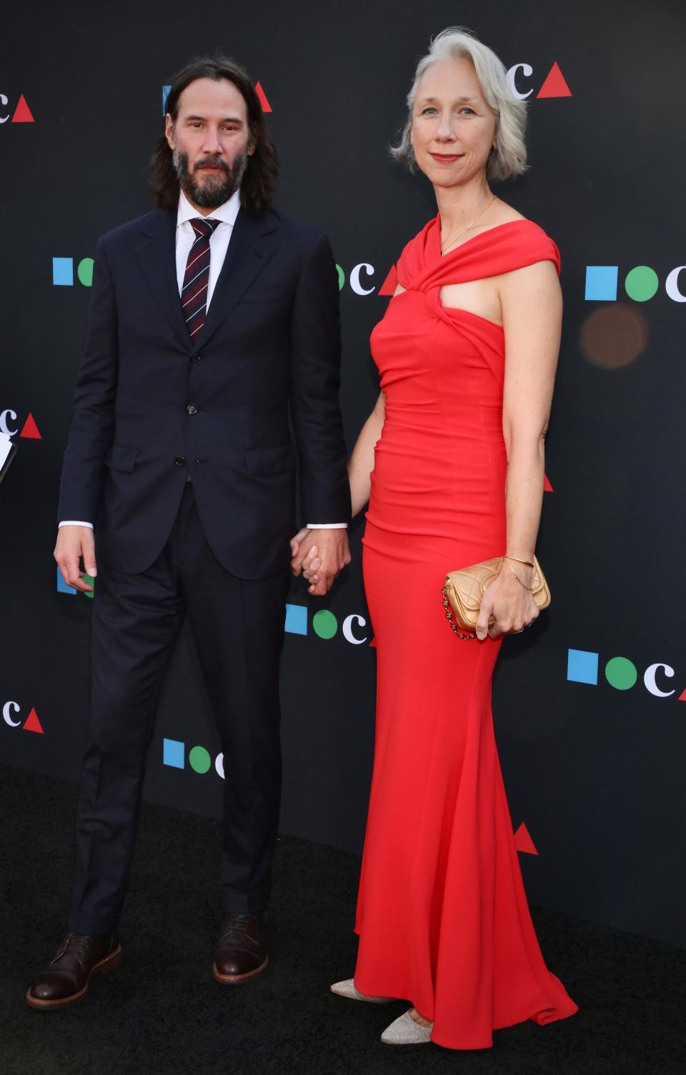 LOS ANGELES, CALIFORNIA - JUNE 04: Keanu Reeves and Alexandra Grant attend MOCA Gala 2022 at The Geffen Contemporary at MOCA on June 04, 2022 in Los Angeles, California. (Photo by Robin L Marshall/Getty Images)