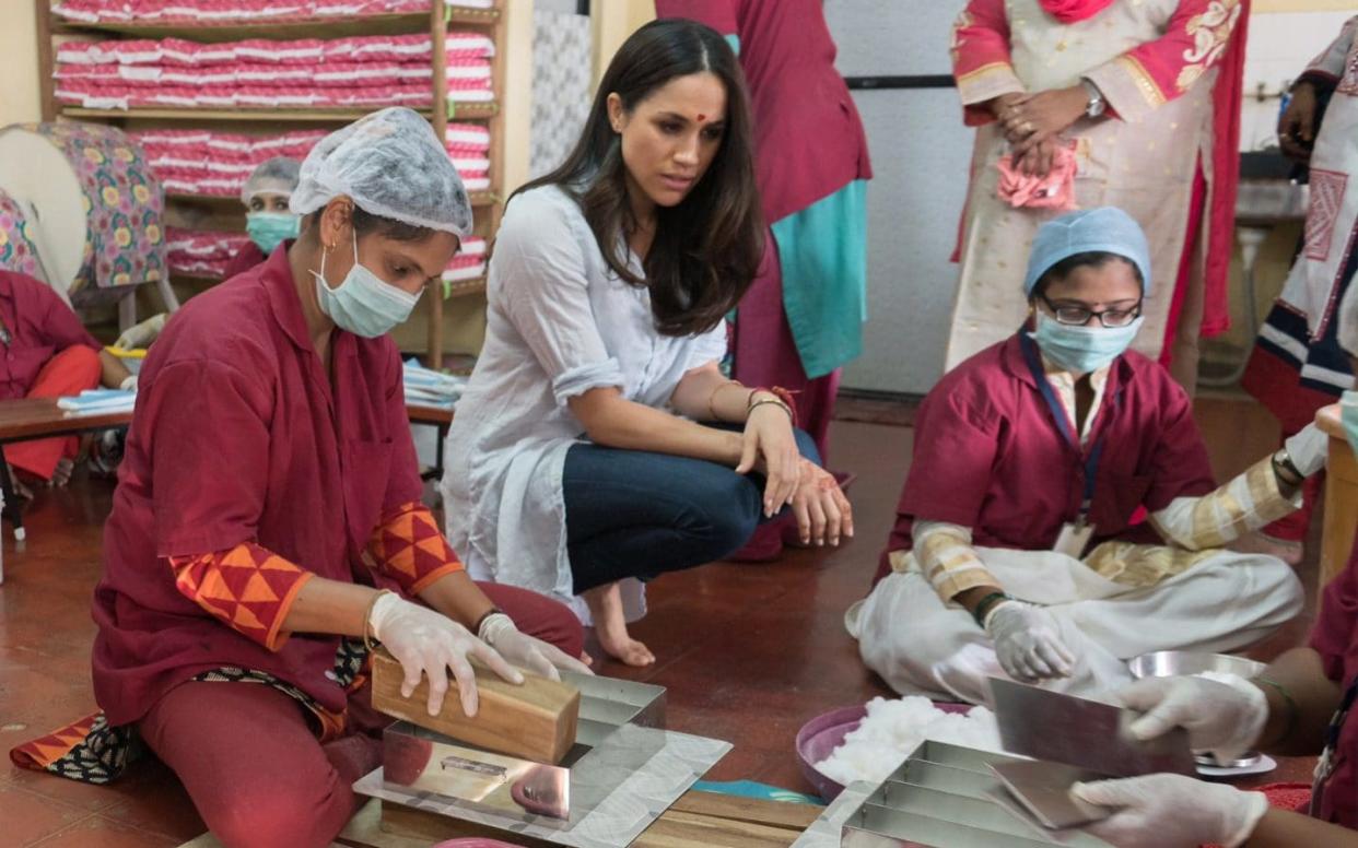 Meghan Markle travelled as a World Vision Global Ambassador in India to advocate for gender equality. Now, together with Prince Harry, she has named seven charities they would like wedding donations to go to. - World Vision Canada