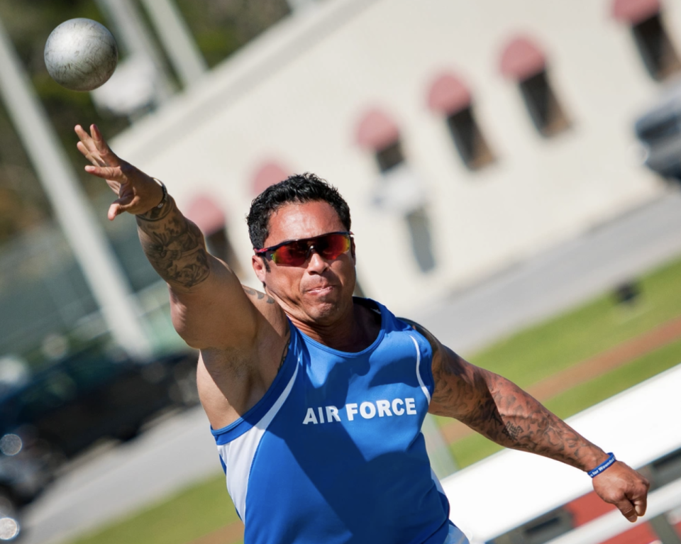 Chris Ferrell has been participating in the Warrior Games since 2016. (U.S. Air Force photo by Samuel King Jr.)