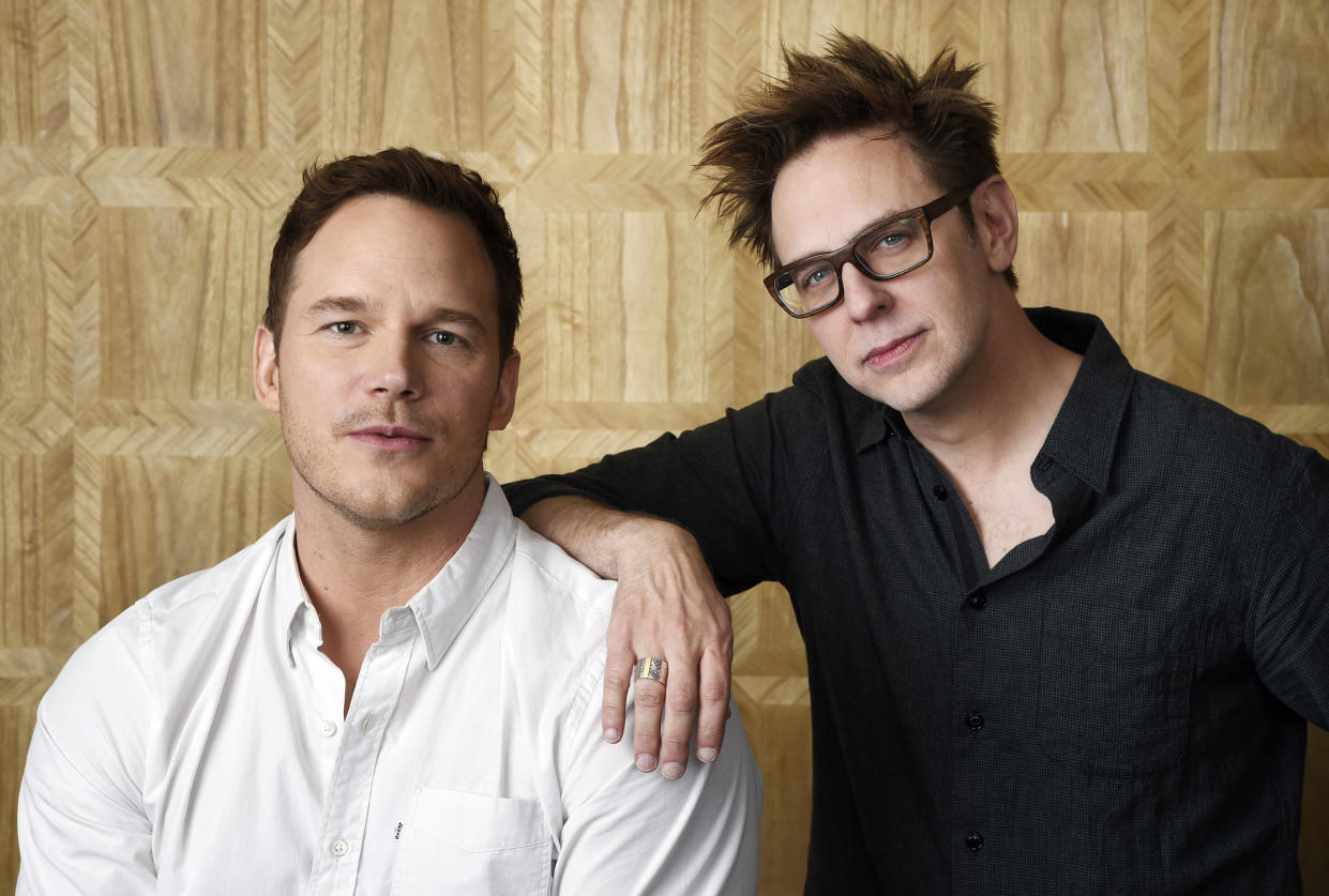 James Gunn defends Chris Pratt (Credit: Chris Pizzello/Invision/AP)