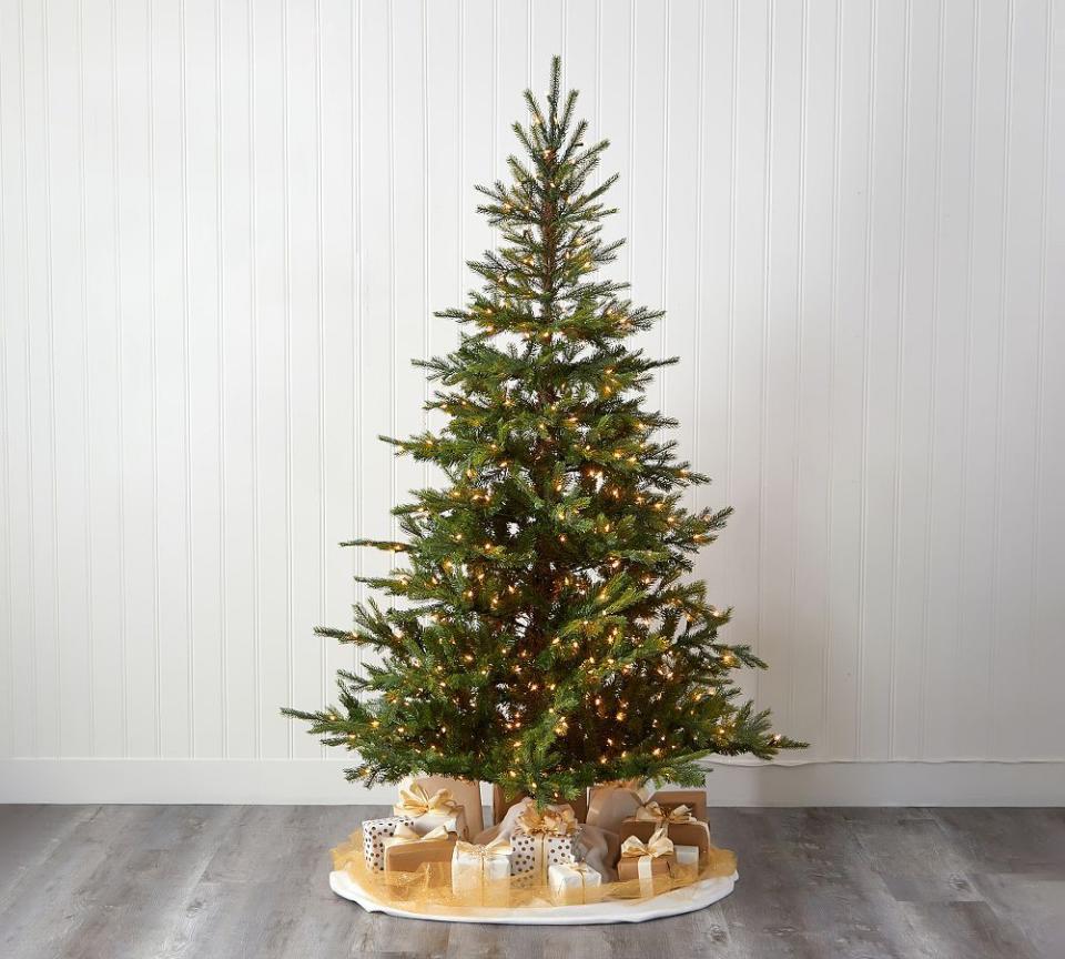 <p><a href="https://go.redirectingat.com?id=74968X1596630&url=https%3A%2F%2Fwww.potterybarn.com%2Fproducts%2Flit-nc-spruce-artificial-christmas-tree-mp%2F&sref=https%3A%2F%2Fwww.housebeautiful.com%2Fentertaining%2Fholidays-celebrations%2Fg45049817%2Fbest-fake-artificial-christmas-trees%2F" rel="nofollow noopener" target="_blank" data-ylk="slk:Shop Now;elm:context_link;itc:0;sec:content-canvas" class="link ">Shop Now</a></p><p>Lit North Carolina Spruce Faux Christmas Tree</p><p>potterybarn.com</p><p>$199.00</p>