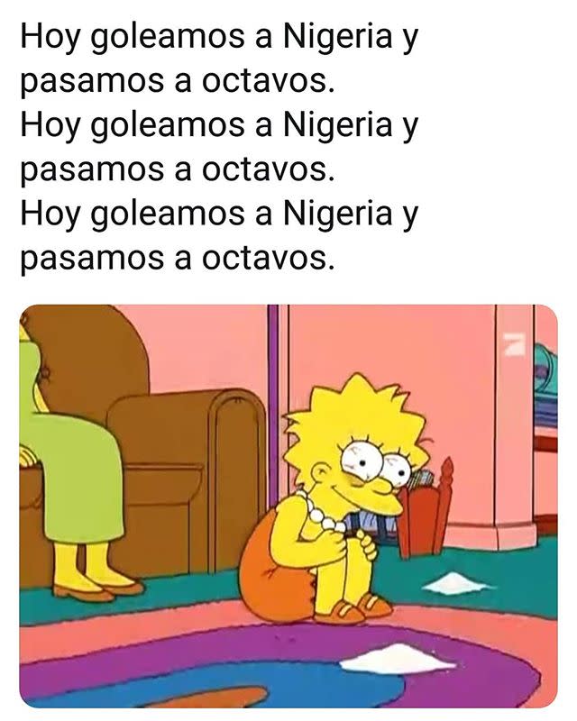 Memes Nigeria vs Argentina