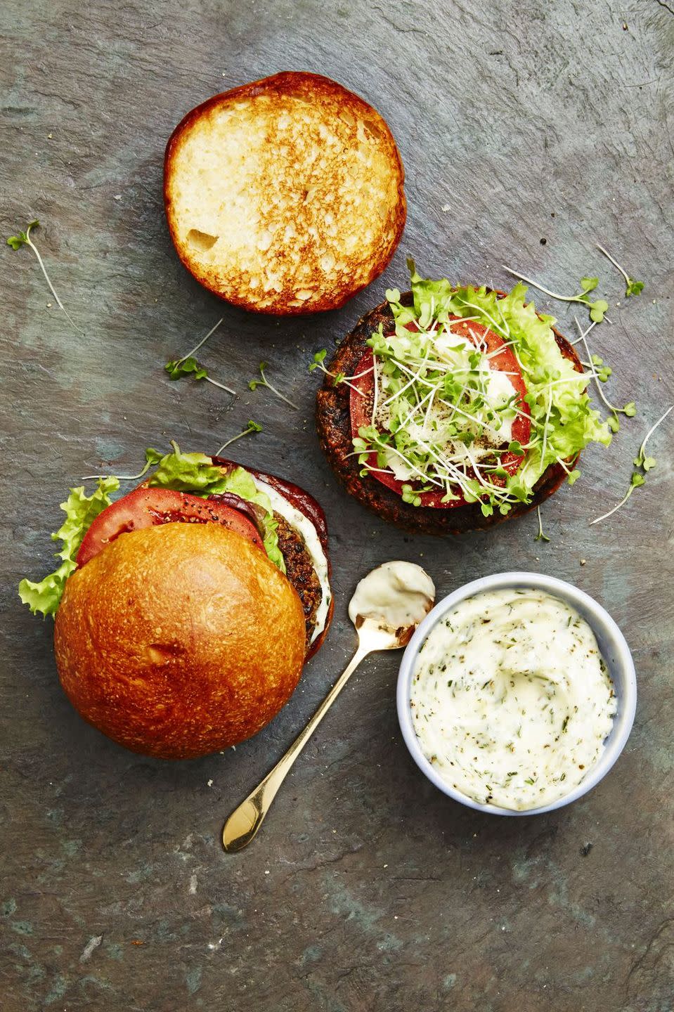 Mushroom-Quinoa Burgers