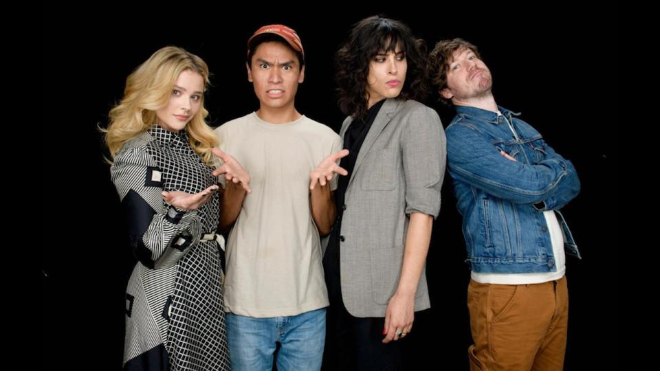 Chloë Grace Moretz, Forrest Goodluck, director Desiree Akhavan, and John Gallagher Jr. took to the BUILD stage to talk about their new film, <em>The Miseducation of Cameron Post</em>.