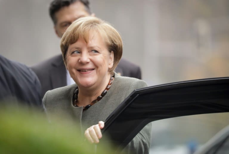 German Chancellor Angela Merkel concedes that there are 'serious differences' between parties aiming to forge a coalition to form a new government