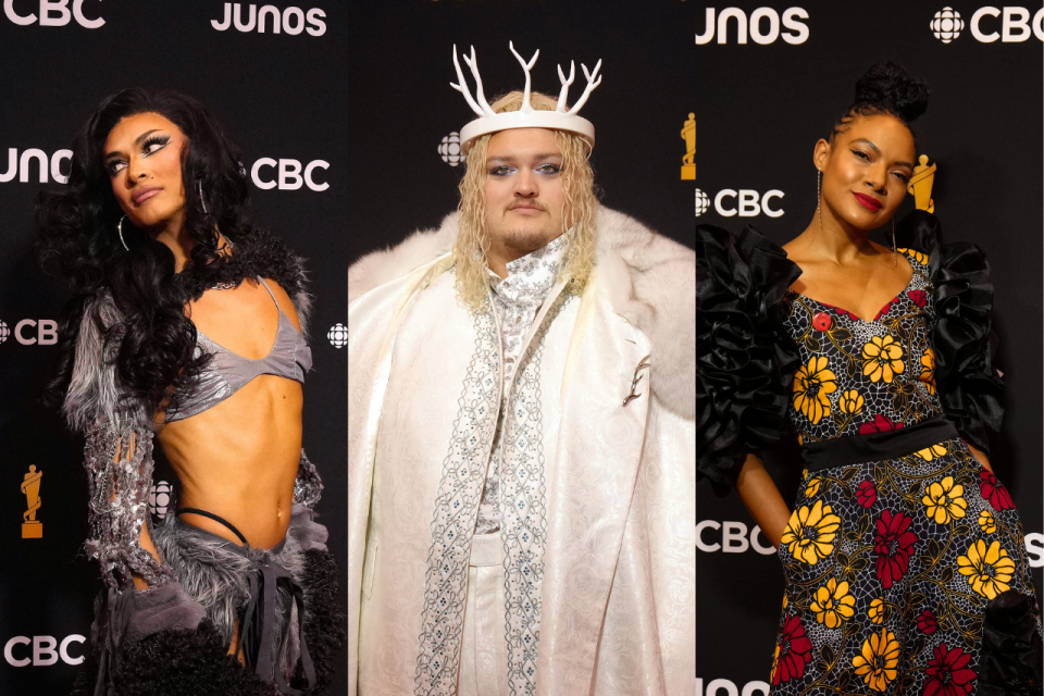 Canadian artists like Venus, TALK and Allison Russell walked the 2024 Junos red carpet in Halifax on Sunday. (The Canadian Press/Chris Young)