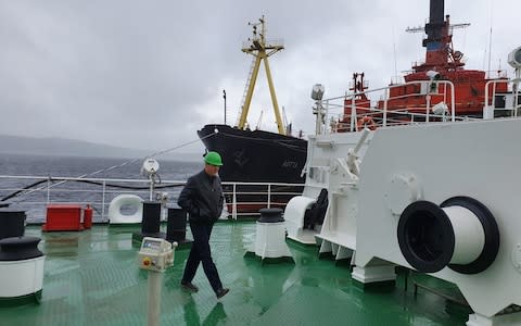 Smoking is allowed only on the port deck of the vessel - Credit: Alec Luhn/For The Telegraph