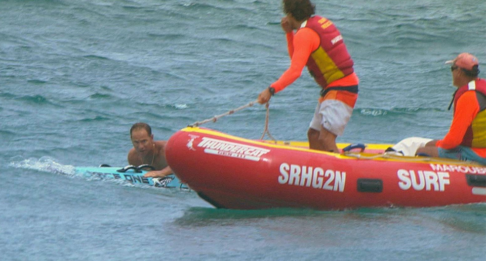 A group of over two dozen tourists rescued at Maroubra.