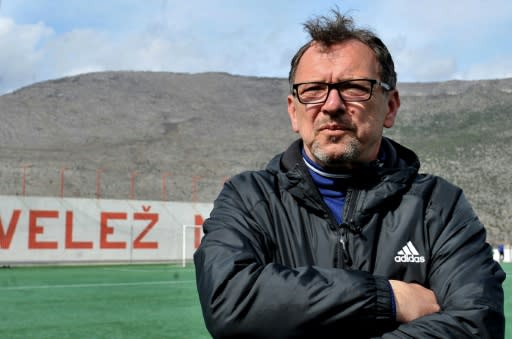 Zijo Tojaga, the head coach of Emina. He founded the club with his wife, Sevda Becirovic Tojaga