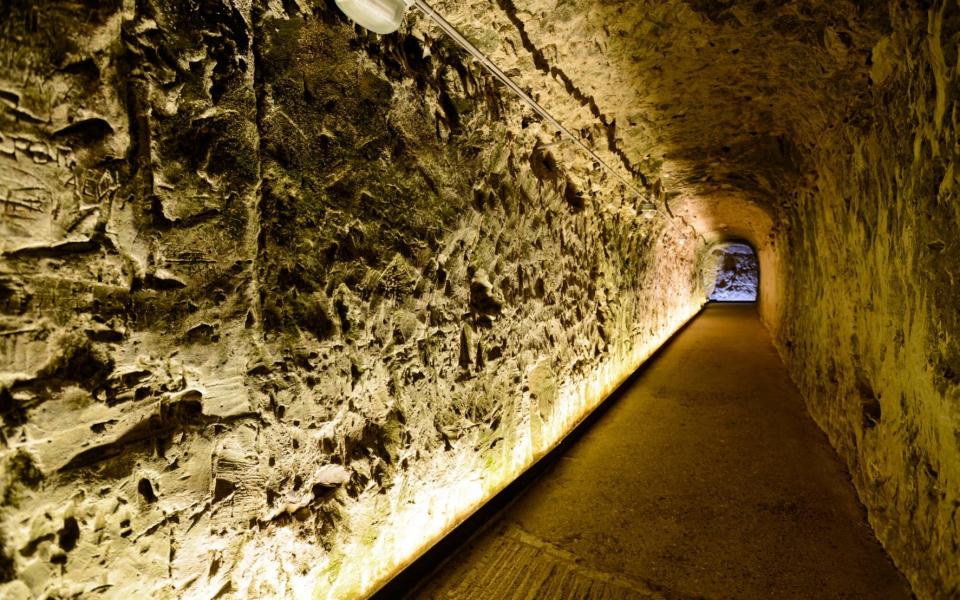 The tunnels at Dover Castle, some dating back to the Napoleonic wars, housed military operations units at this most strategic point for Britain’s defence   - Credit: Dan Tsantilis