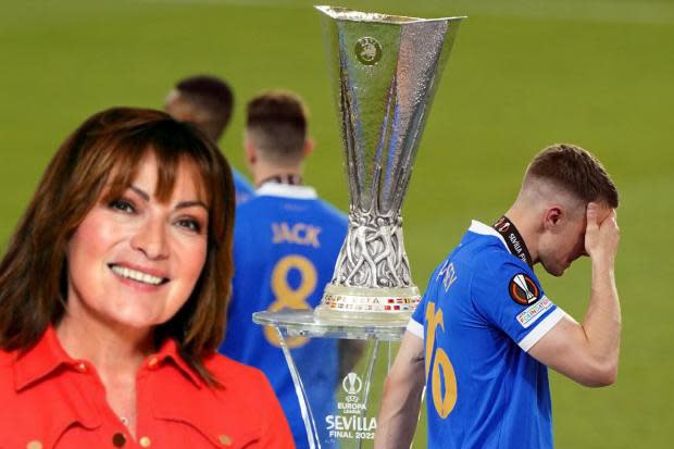 Lorraine Kelly left 'baffled' by Scottish football fans after Europa League loss