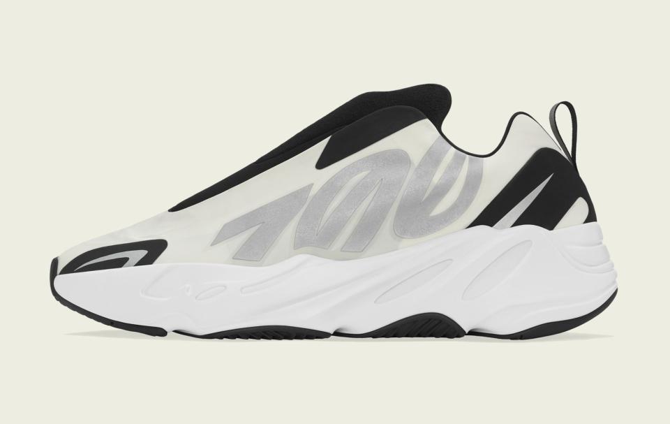 The medial side of the Adidas Yeezy Boost 700 MNVN “Analog.” - Credit: Courtesy of Adidas