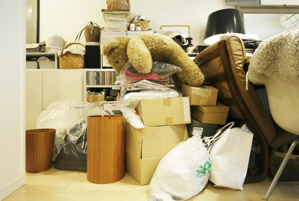 Cluttered home. (Getty Images)