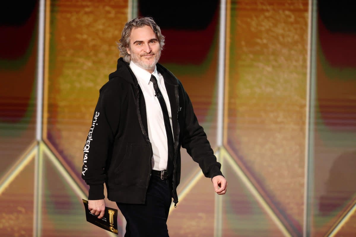 Phoenix at the Golden Globes in 2021  (NBCUniversal/AFP via Getty Image)