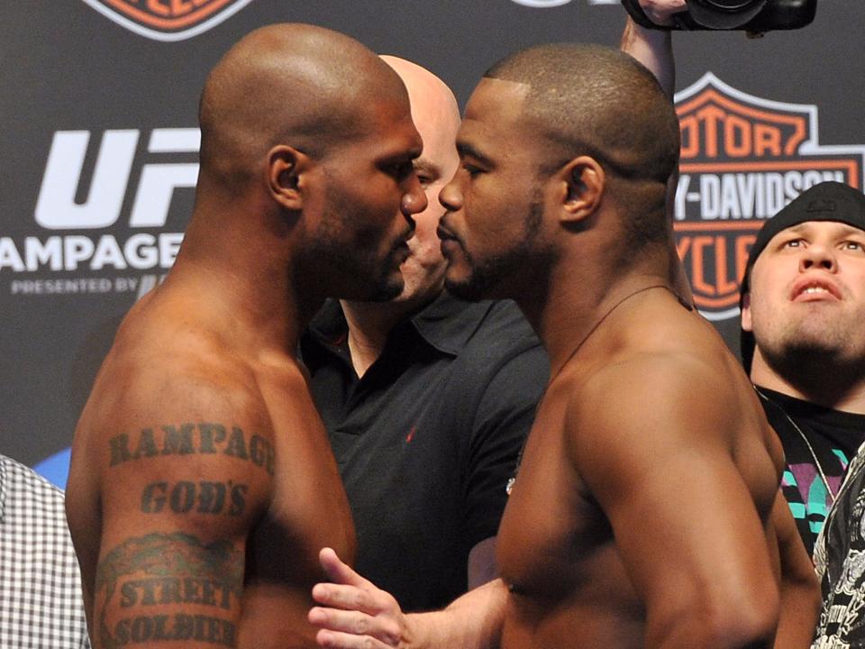 Quinton Rampage Jackson and Rashad Evans