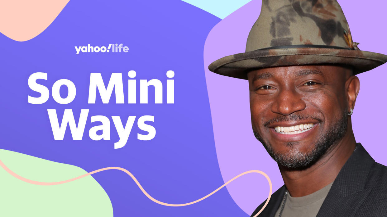 Actor and children's book author Taye Diggs on the importance of reading with kids and bonding with his son Walker. (Photo: Getty; designed by Quinn Lemmers)