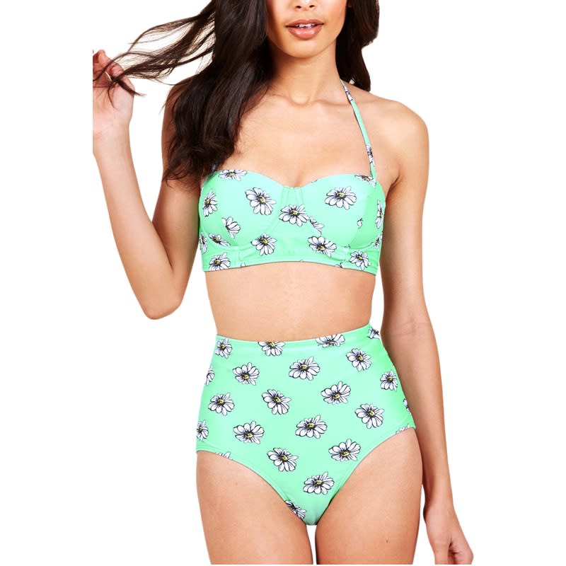 <p><a rel="nofollow noopener" href="http://rstyle.me/n/cf2wzijduw" target="_blank" data-ylk="slk:ModCloth Vacation Daisies Swimsuit Top;elm:context_link;itc:0;sec:content-canvas" class="link ">ModCloth Vacation Daisies Swimsuit Top</a> & <a rel="nofollow noopener" href="http://rstyle.me/n/cf2ww2jduw" target="_blank" data-ylk="slk:Bottom;elm:context_link;itc:0;sec:content-canvas" class="link ">Bottom</a>, $90.</p>