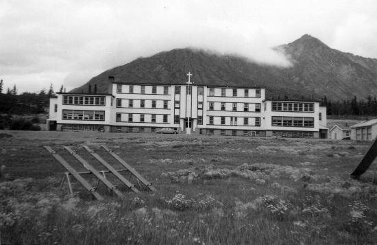 The Chooutla residential school in Carcross, Yukon, c.1967