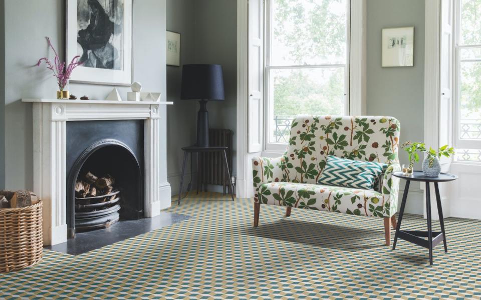 patterned ­carpet flooring make break update home revamp ruin decor 2022 interiors - Ben Pentreath