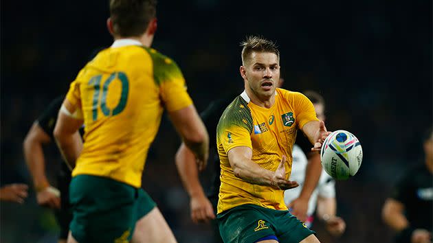 Mitchell in action for the Wallabies. Image: Getty