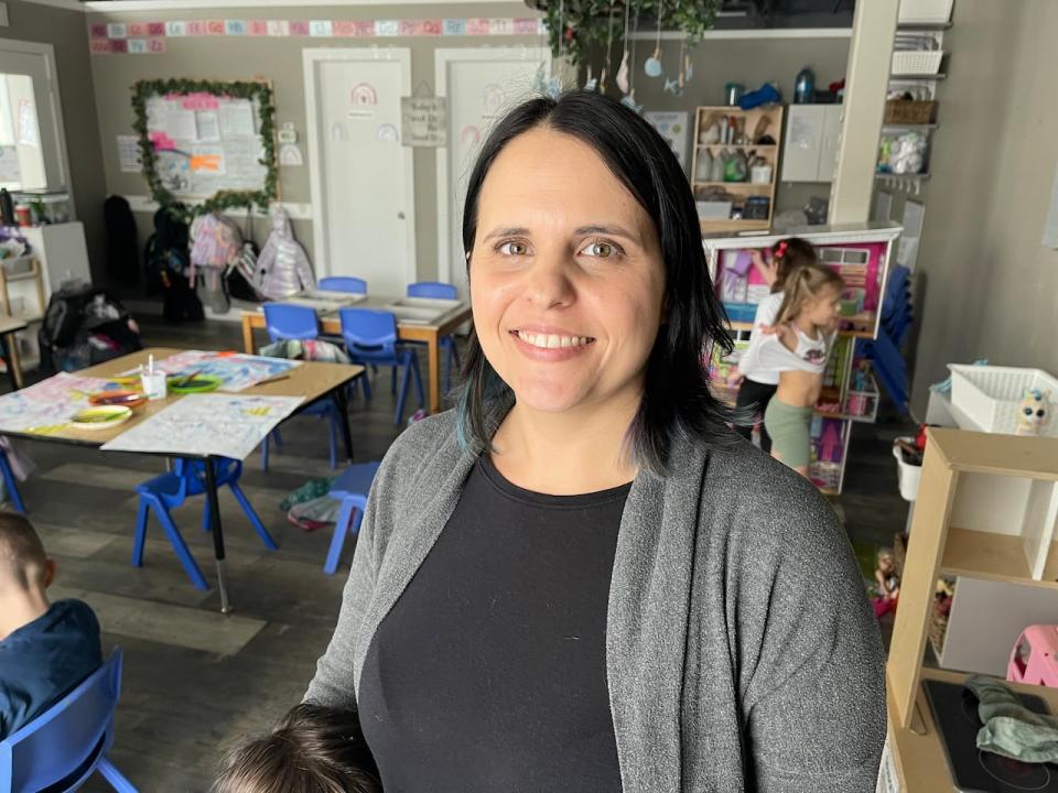 Lisa Fletcher says her child-care centre in Stony Plain may stop offering meals and extended operating hours because government grants don't cover their costs.