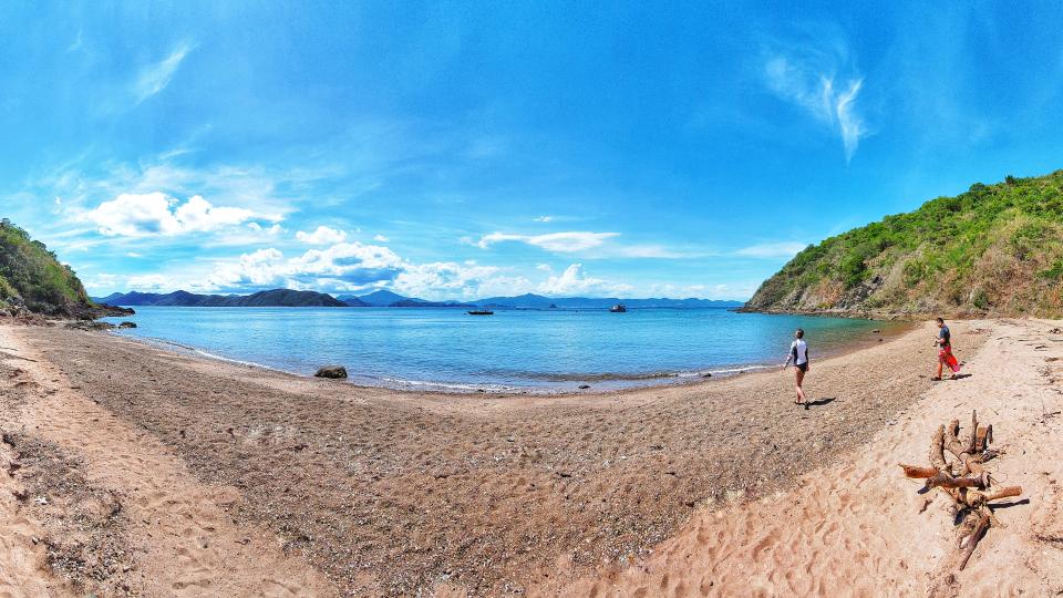 天后廟沙灘是浮潛聖地，對出海域就是珊瑚保護區