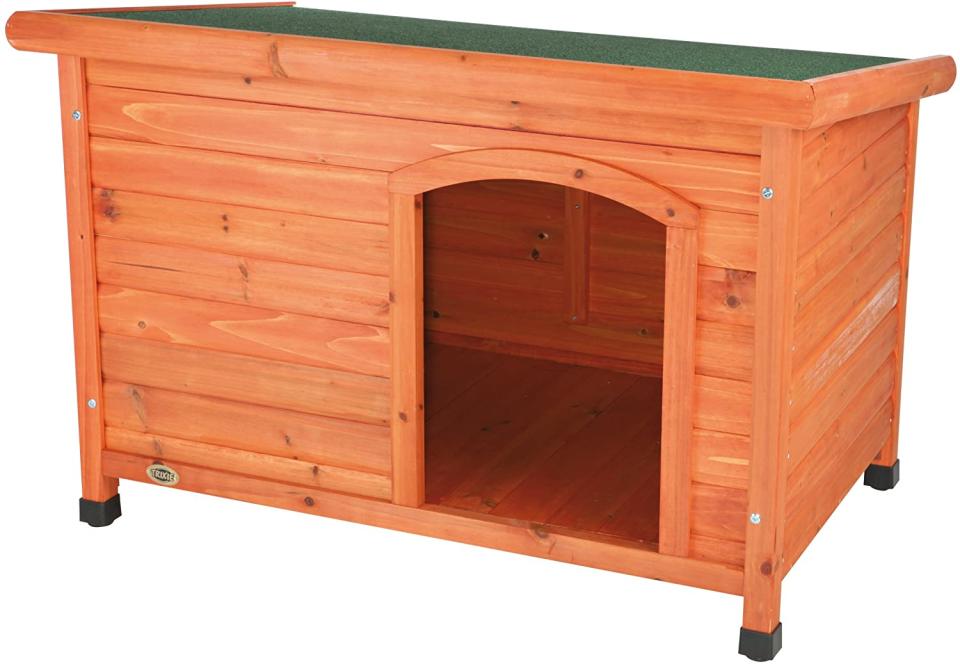 trixie classic outdoor wooden dog house