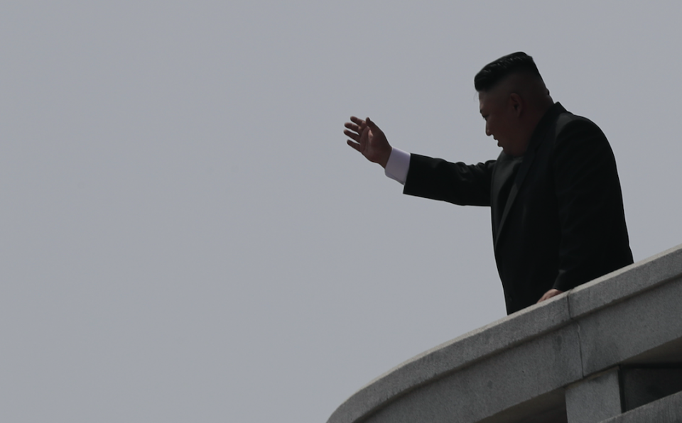 <em>Kim Jong-un has threatened to launch missiles against Guam (Rex)</em>