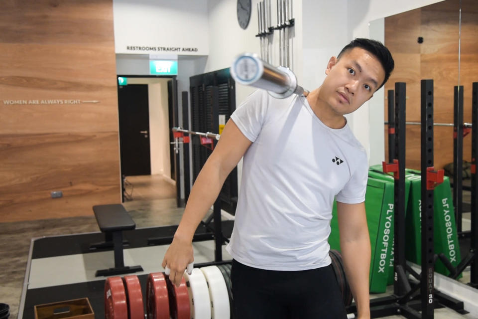 John Cheah endured through a long spell in the troughs of training without much improvement, but eventually got back on track following advice from his coach. (PHOTO: Stefanus Ian)