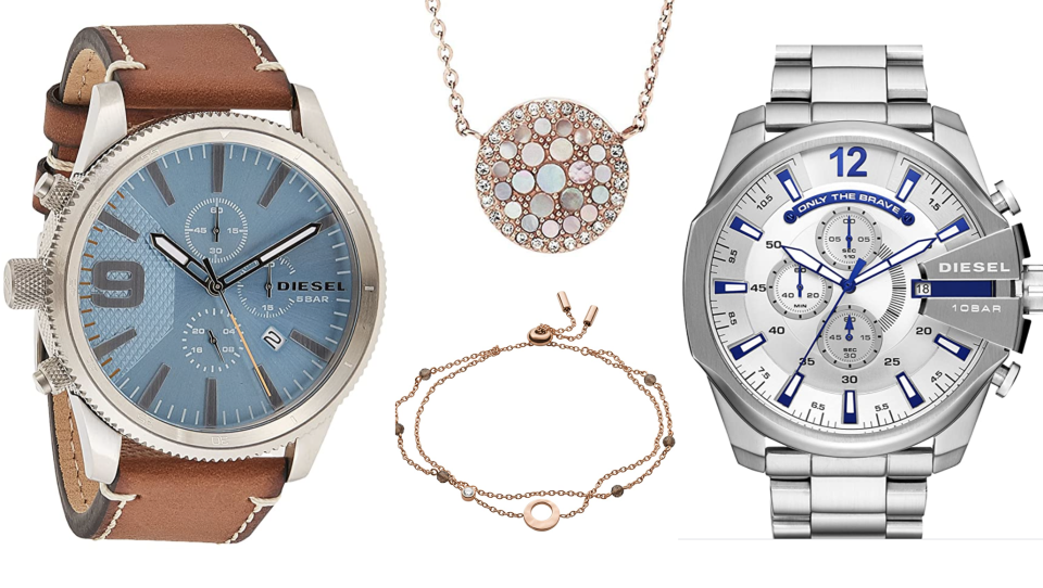 Schmuck, Uhren & mehr von Diesel, Fossil und M. Kors im Sale (Bild: Amazon).