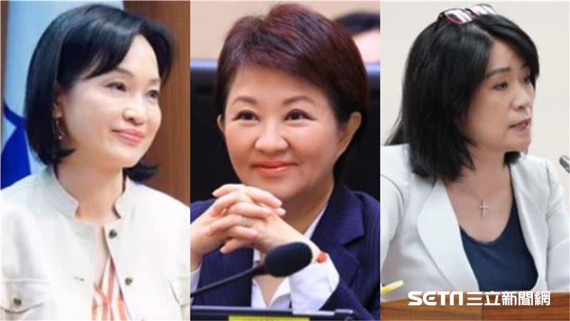 侯友宜副手「3女性可能人選」曝光，柯志恩、盧秀燕、李貴敏（左至右）。（圖／資料照）