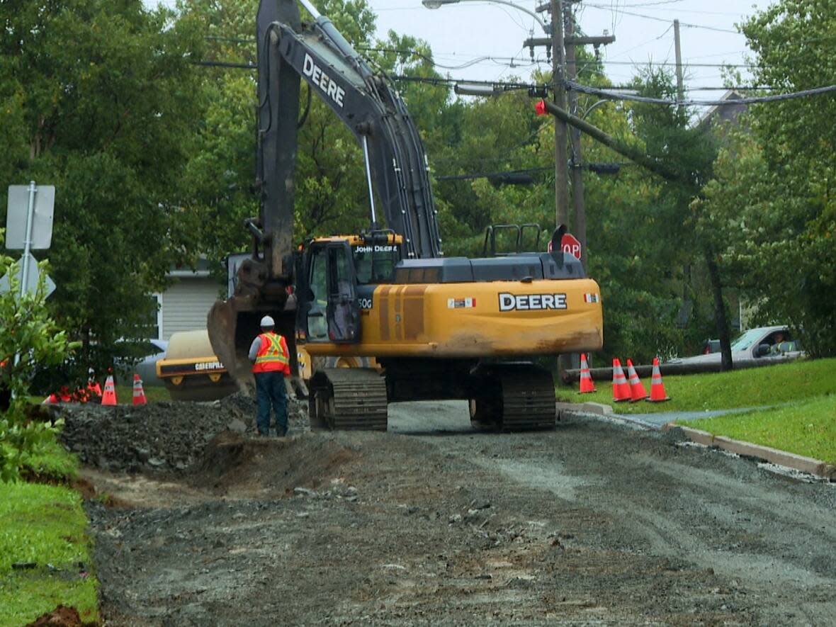 Some areas of St. John's, like this Kilbride neighbourood, sustained heavy damage due to flooding from post-tropical storm Earl. (Jeremy Eaton/CBC - image credit)