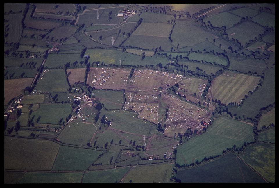 Glastonbury Fair, Worthy Farm, Somerset, 1971. The Glastonbury Fair of 1971, the second year a festival had been held at Worthy Farm. The first festival in 1970 was called The Pilton Festival. It is now known as The Glastonbury Festival.