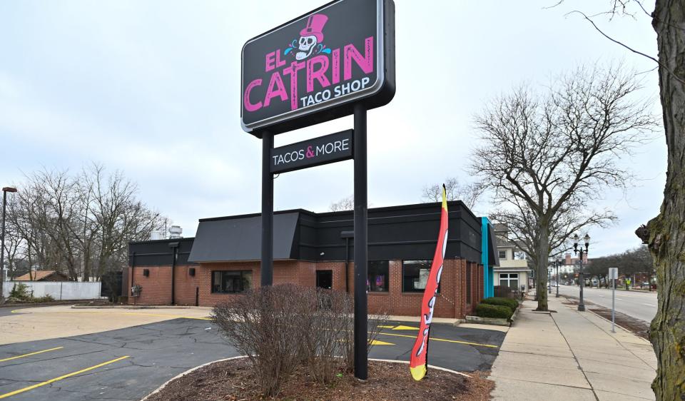 El Catrin Taco Shop on East Michigan Avenue in Lansing, seen Tuesday, Jan. 2, 2024.