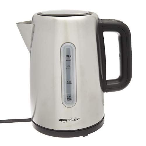 AmazonBasics Stainless Steel Electric Hot Water Kettle