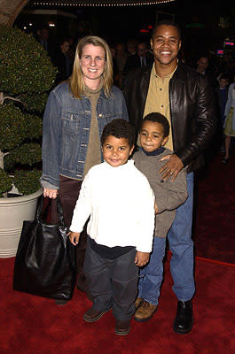 Cuba Gooding Jr. and family at the Westwood premiere of Warner Brothers' Harry Potter and The Sorcerer's Stone