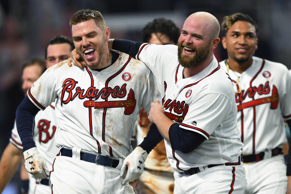 The Atlanta Braves have clinched their second straight National League East championship. (AP Photo/John Amis)