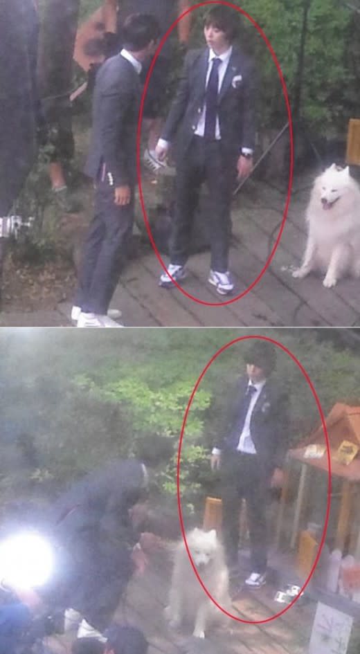 Sulli perfectly transforms into a male high school student