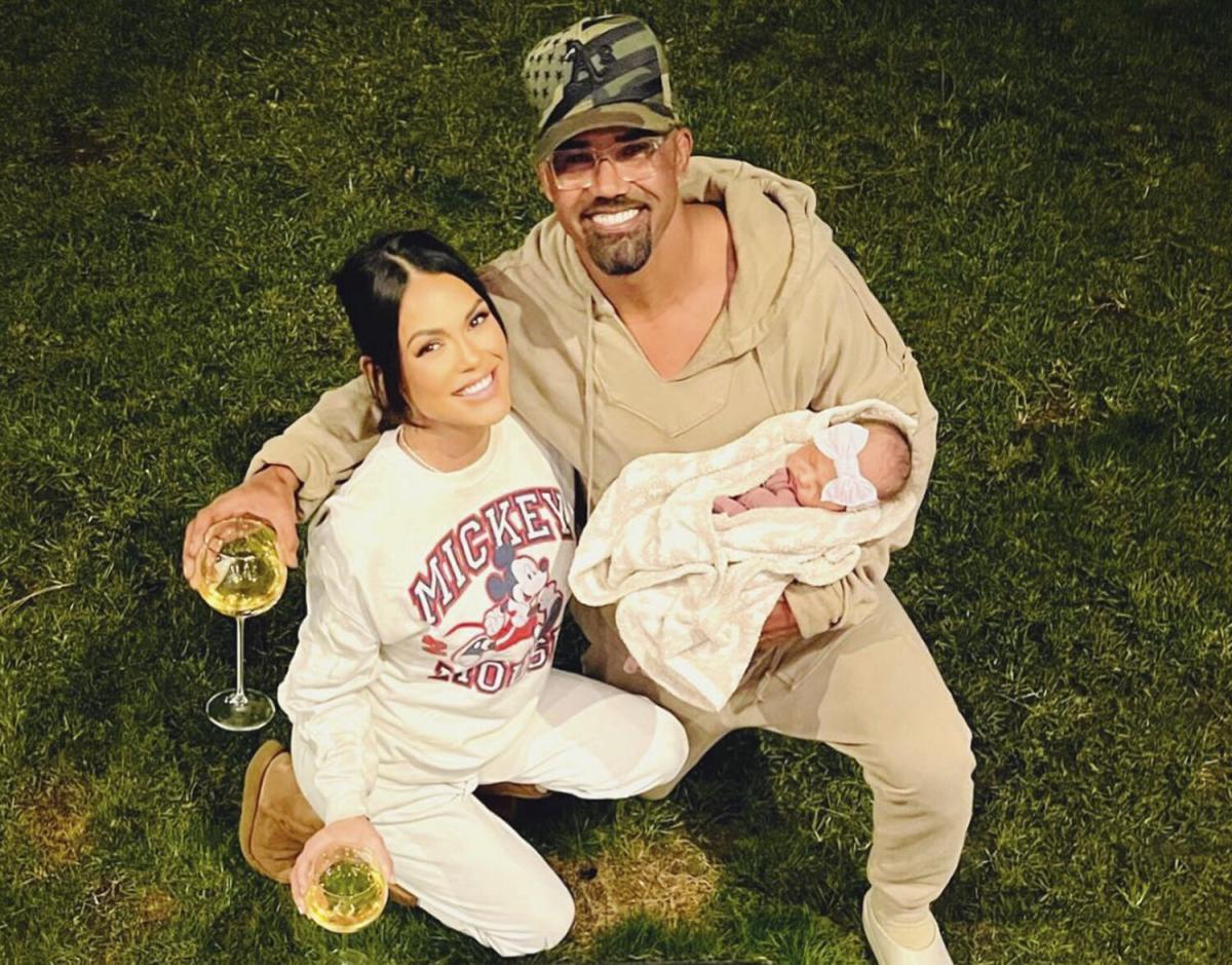 Shemar Moore Visits Mom's Grave with Baby Frankie in New Photo 'Momma