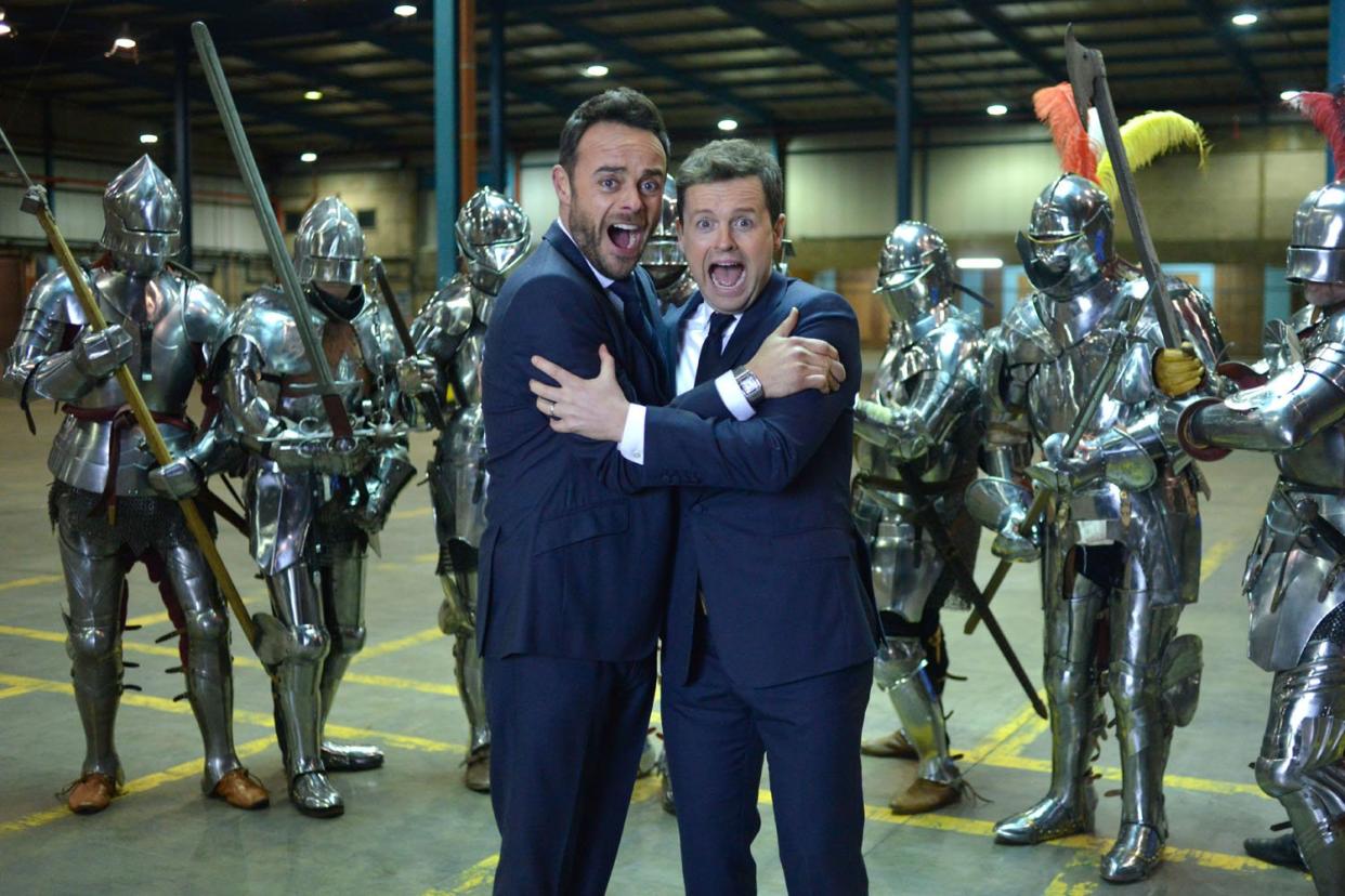 TV stars: Ant McPartlin and Declan Donnelly: ITV