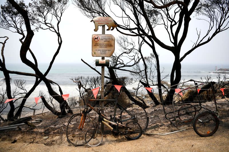 Bushfires in Mallacoota, Victoria