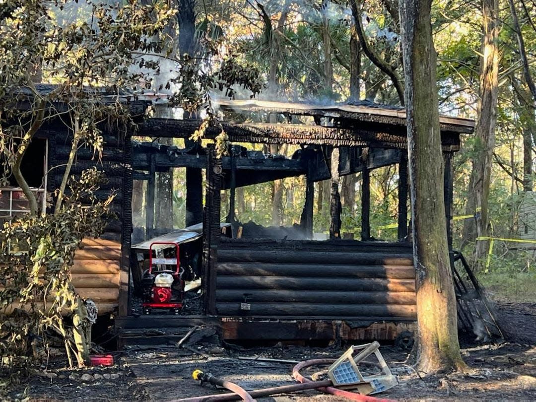 Firefighters found one person dead while battling a house fire on Tuesday morning in northeast St. Johns County.