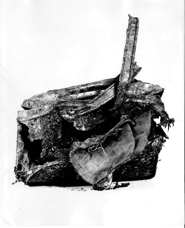 A Vancouver police file photo of one of the items at the scene which was entered into evidence at the time of the gruesome discovery in 1953.