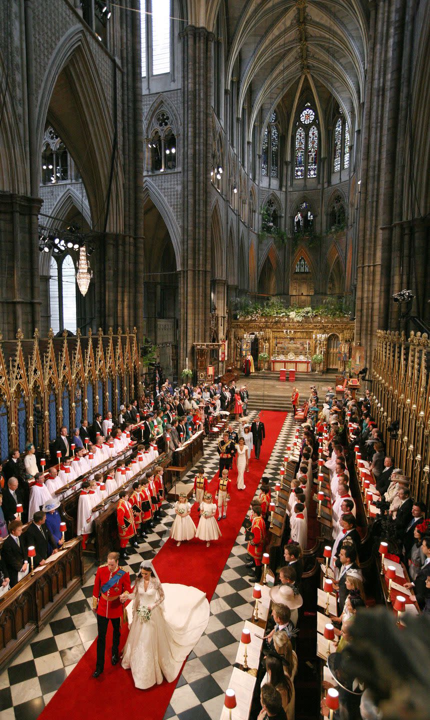 Will and Kate had it in Westminster Abbey.