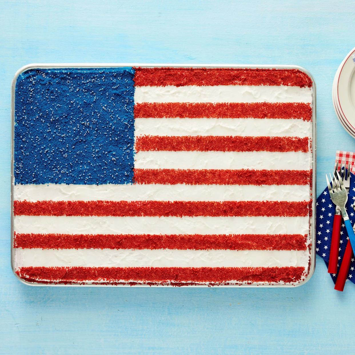 memorial day desserts american flag cake