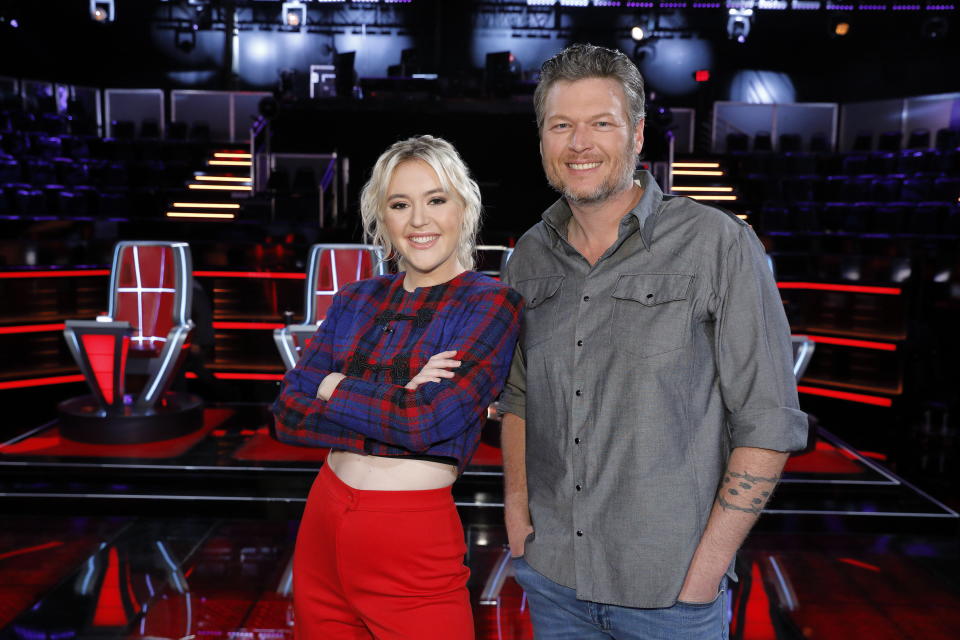 Chloe Kohanski with Blake Shelton. (Photo: NBC)