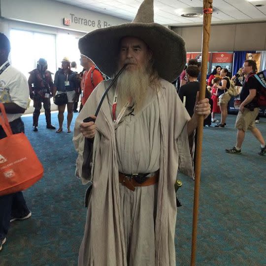 <p>Gandalf</p><p>This cosplayer definitely passes, when it comes to playing J.R.R. Tolkien’s beloved fictional wizard. (Source: Instagram, <a href="https://instagram.com/nerdygeographer/" rel="nofollow noopener" target="_blank" data-ylk="slk:nerdygeographer;elm:context_link;itc:0;sec:content-canvas" class="link ">nerdygeographer</a>)</p>