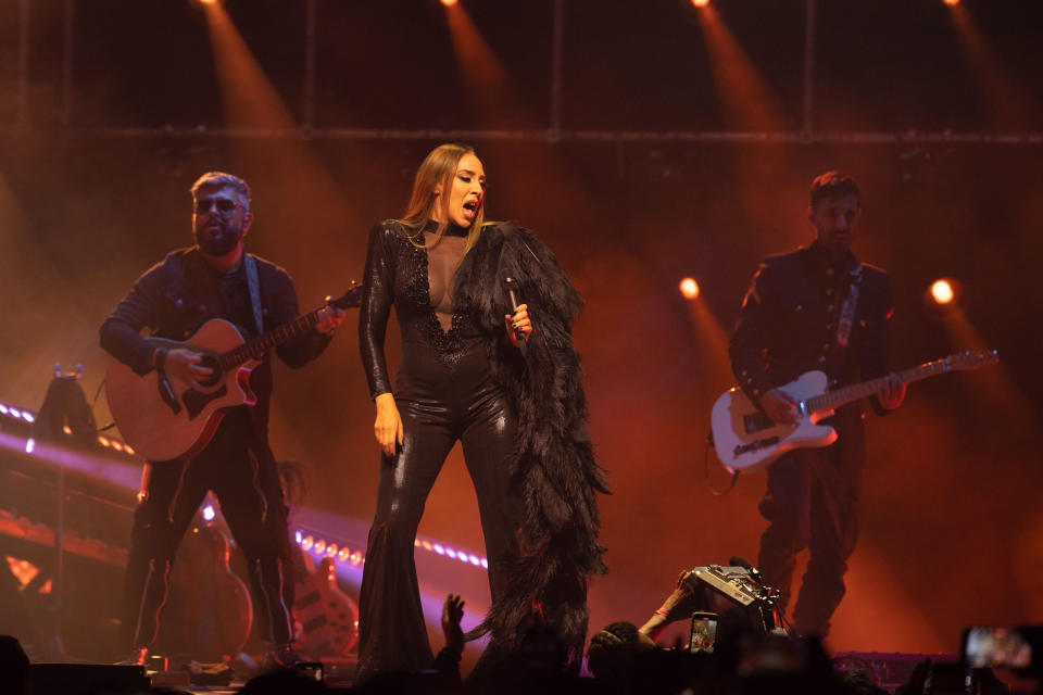 Mónica Naranjo en un concierto como parte del 'Valientes Tour' en México. (Photo by Medios y Media/Getty Images)